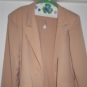 Women's Tan Blazer L
